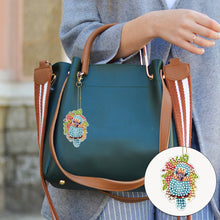 Load image into Gallery viewer, 6PCS Double Sided Special Shape Diamond Painting Keychain (Birds)