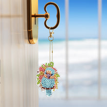 Load image into Gallery viewer, 6PCS Double Sided Special Shape Diamond Painting Keychain (Birds)