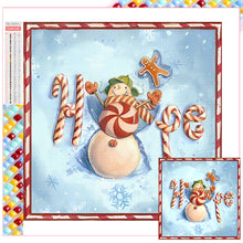 Load image into Gallery viewer, Diamond Painting - Full Square - Christmas snowman (30*30CM)