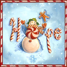 Load image into Gallery viewer, Diamond Painting - Full Square - Christmas snowman (30*30CM)