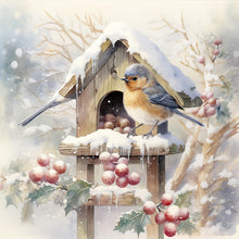 Load image into Gallery viewer, Diamond Painting - Full Round - snow bird (30*30CM)