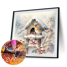 Load image into Gallery viewer, Diamond Painting - Full Round - snow bird (30*30CM)
