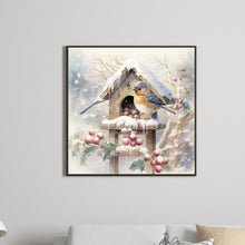 Load image into Gallery viewer, Diamond Painting - Full Round - snow bird (30*30CM)