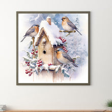 Load image into Gallery viewer, Diamond Painting - Full Round - snow bird (30*30CM)