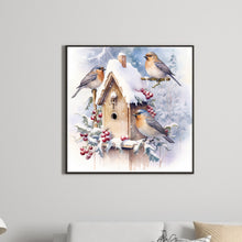Load image into Gallery viewer, Diamond Painting - Full Round - snow bird (30*30CM)