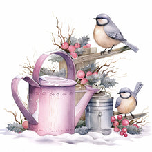 Load image into Gallery viewer, Diamond Painting - Full Round - snow bird (30*30CM)