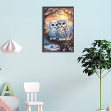Load image into Gallery viewer, Diamond Painting - Full Round - owl (30*45CM)