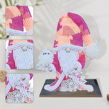 Load image into Gallery viewer, Wooden Desktop Diamond Painting Ornament Diamond Table Decor (Gnome #5)