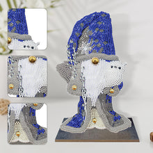Load image into Gallery viewer, Wooden Desktop Diamond Painting Ornament Diamond Table Decor (Gnome #6)