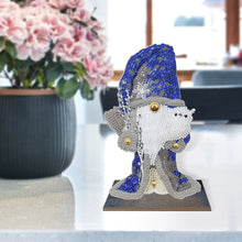 Load image into Gallery viewer, Wooden Desktop Diamond Painting Ornament Diamond Table Decor (Gnome #6)