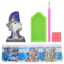 Load image into Gallery viewer, Wooden Desktop Diamond Painting Ornament Diamond Table Decor (Gnome #6)
