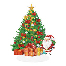 Load image into Gallery viewer, Diamond Painting Desktop Decor Gift for Christmas (Christmas Tree Santa)