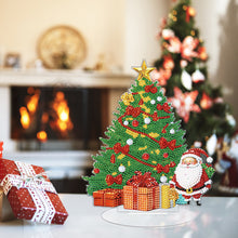 Load image into Gallery viewer, Diamond Painting Desktop Decor Gift for Christmas (Christmas Tree Santa)