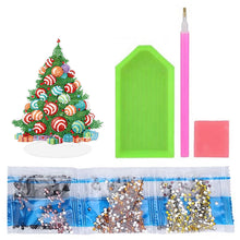 Load image into Gallery viewer, Diamond Painting Desktop Decor Gift for Christmas (Xmas Tree Decoration)