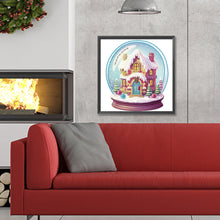 Load image into Gallery viewer, Diamond Painting - Partial Special Shaped - Christmas crystal ball (30*30CM)