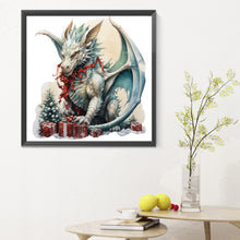 Load image into Gallery viewer, Diamond Painting - Full Round - Christmas pterosaur (30*30CM)