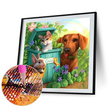 Load image into Gallery viewer, Diamond Painting - Full Round - Little animals in the grass (30*30CM)