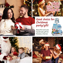 Load image into Gallery viewer, Acrylic Crystal Painting Desktop Kit Gift for Christmas (Christmas Element Blue)