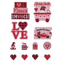 Load image into Gallery viewer, Acrylic Crystal Painting Desktop Kit Gift for Christmas (Christmas Element Pink)