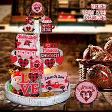 Load image into Gallery viewer, Acrylic Crystal Painting Desktop Kit Gift for Christmas (Christmas Element Pink)