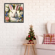 Load image into Gallery viewer, Diamond Painting - Full Round - rabbit and flower (30*30CM)