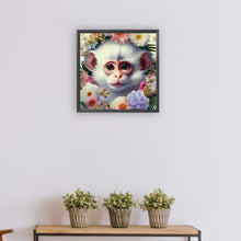 Load image into Gallery viewer, Diamond Painting - Full Round - monkey and flower (30*30CM)