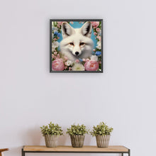 Load image into Gallery viewer, Diamond Painting - Full Round - fox and flower (30*30CM)