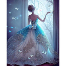 Load image into Gallery viewer, AB Diamond Painting - Full Round - princess back view (40*50CM)