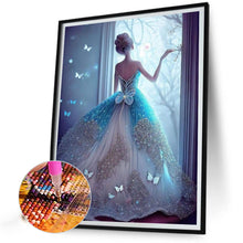 Load image into Gallery viewer, AB Diamond Painting - Full Round - princess back view (40*50CM)