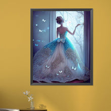 Load image into Gallery viewer, AB Diamond Painting - Full Round - princess back view (40*50CM)