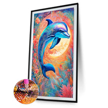 Load image into Gallery viewer, Diamond Painting - Full Round - dolphin (40*60CM)
