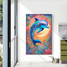 Load image into Gallery viewer, Diamond Painting - Full Round - dolphin (40*60CM)