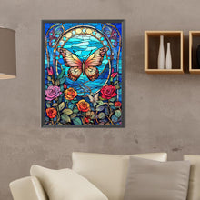 Load image into Gallery viewer, Diamond Painting - Full Round - butterflies and roses (30*40CM)