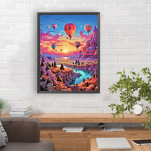 Load image into Gallery viewer, Diamond Painting - Full Round - hot air balloon (30*40CM)