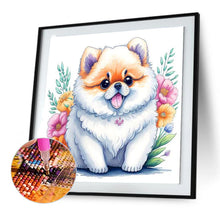 Load image into Gallery viewer, Diamond Painting - Full Round - cute samoyed dog (30*30CM)