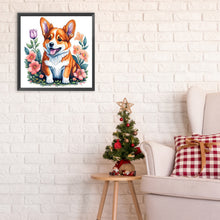 Load image into Gallery viewer, Diamond Painting - Full Round - cute corgi (30*30CM)
