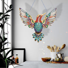 Load image into Gallery viewer, Acrylic Special Shape Diamond Painting Hanging Sign (Hummingbird #1)