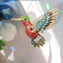 Load image into Gallery viewer, Acrylic Special Shape Diamond Painting Hanging Sign (Hummingbird #2)