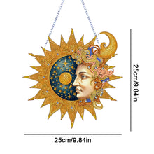 Load image into Gallery viewer, Acrylic Special Shape DIY Diamond Painting Ornaments (Stars Moon #1)