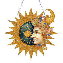 Load image into Gallery viewer, Acrylic Special Shape DIY Diamond Painting Ornaments (Stars Moon #1)