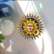 Load image into Gallery viewer, Acrylic Special Shape DIY Diamond Painting Ornaments (Stars Moon #2)