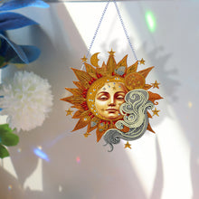 Load image into Gallery viewer, Acrylic Special Shape DIY Diamond Painting Ornaments (Stars Moon #3)