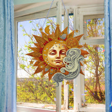 Load image into Gallery viewer, Acrylic Special Shape DIY Diamond Painting Ornaments (Stars Moon #3)