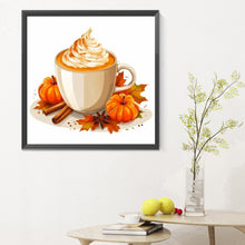 Load image into Gallery viewer, Diamond Painting - Full Round - pumpkin coffee (30*30CM)