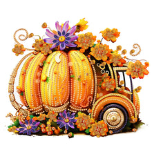 Load image into Gallery viewer, Diamond Painting - Partial Special Shaped - pumpkin carriage (30*30CM)