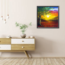 Load image into Gallery viewer, AB Diamond Painting - Full Round - mountain sun (40*40CM)