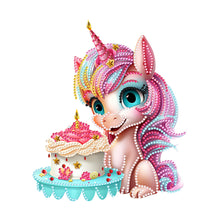 Load image into Gallery viewer, Diamond Painting - Partial Special Shaped - unicorn (30*30CM)