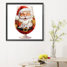 Load image into Gallery viewer, Diamond Painting - Partial Special Shaped - Christmas water cup santa claus (30*30CM)