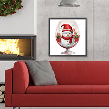 Load image into Gallery viewer, Diamond Painting - Partial Special Shaped - Christmas water cup snowman (30*30CM)