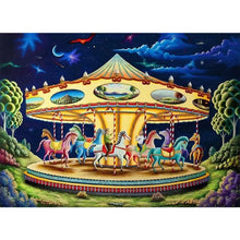 Load image into Gallery viewer, AB Diamond Painting - Full Round - Lovers and Carousel (55*40CM)
